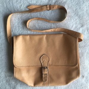Leather Crossbody Messenger Bag